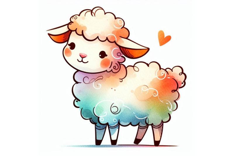 cute-watercolor-cartoon-lamb-farm-animal-illustrati