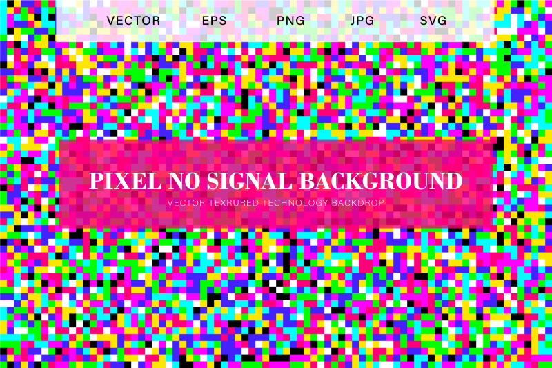 no-signal-pixel-background