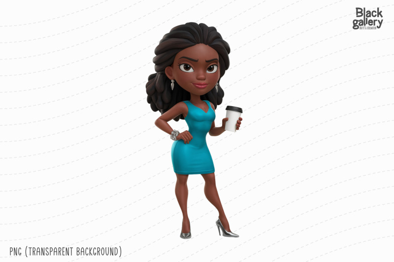 black-girl-clipart-chibi-girl-clipart