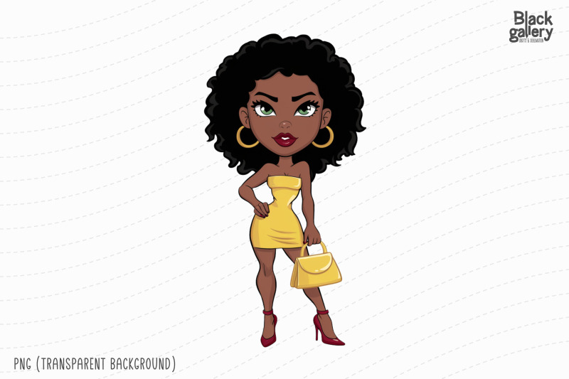 black-girl-clipart-chibi-girl-clipart