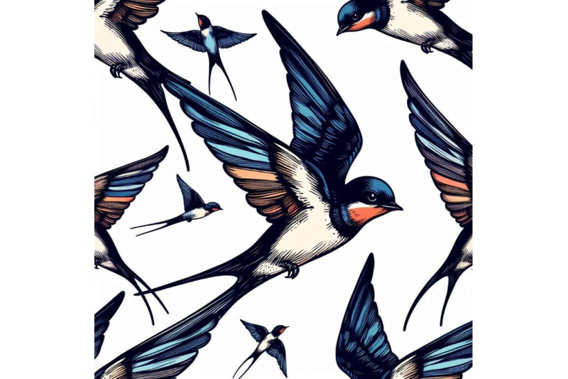 swallow-swallow-seamless-pattern-watercolor