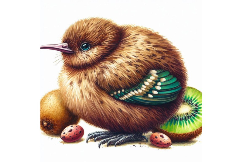 kiwi-bird-hand-drawn-watercolor-illustration