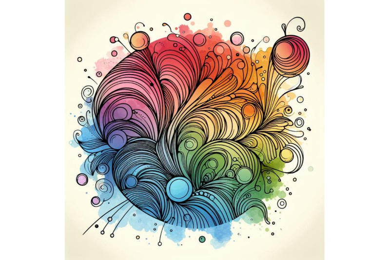 colorful-watercolor-bubbles-on-rainbow-backgroun