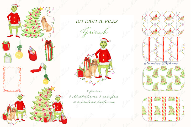 grinch-christmas-watercolor-clipart