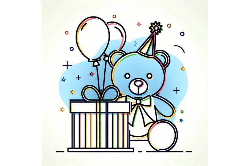 cute-toy-teddy-bear-and-birthday-card-background