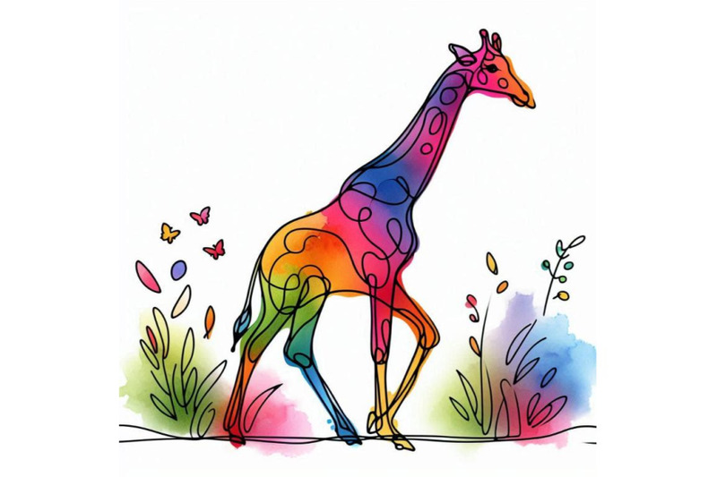 funny-giraffe-watercolor-hand-drawn-illustration