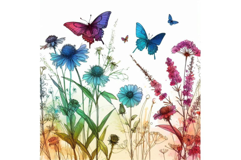 summer-rural-field-herb-flowers-and-butterfly-back