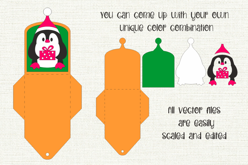 christmas-penguin-gift-card-holder-paper-craft-template