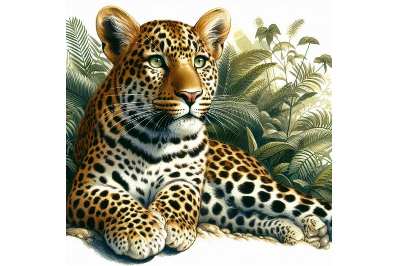 leopard-hand-drawn-watercolor-illustration