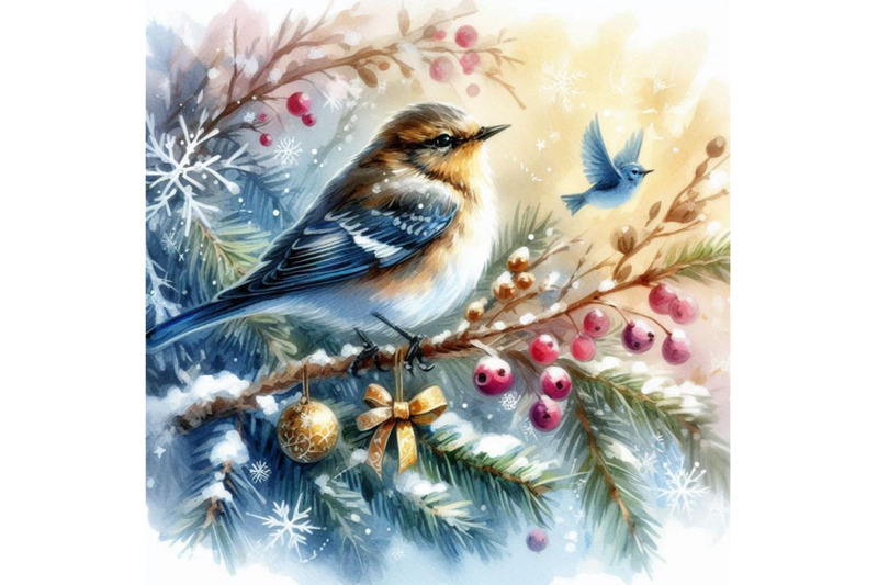 winter-bird-sketch-for-new-year-background