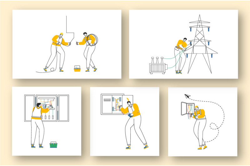 25-lighting-and-electricity-energy-illustration