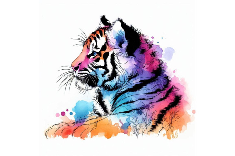 tiger-cub-wild-animals-watercolor-illustration