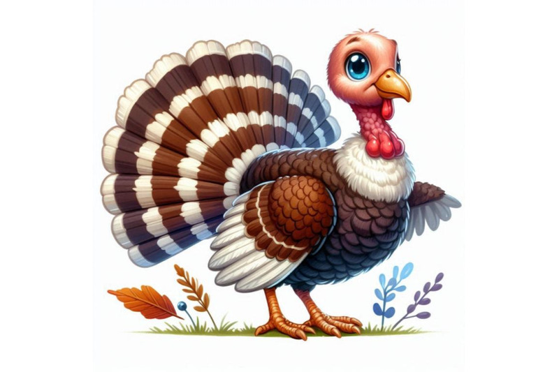 turkey-bird-cartoon-farm-bird