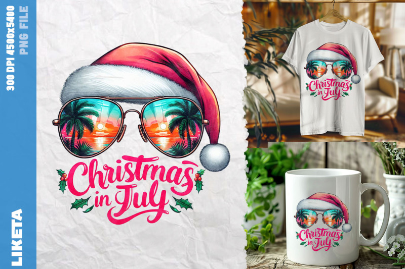 christmas-in-july-sunglasses-art