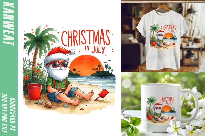 beach-scene-christmas-in-july