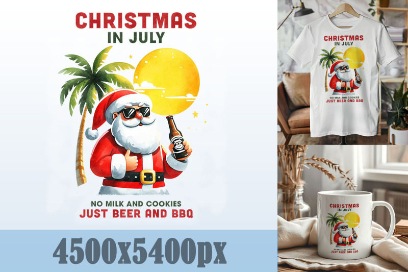 santa-beer-bbq-in-july-art