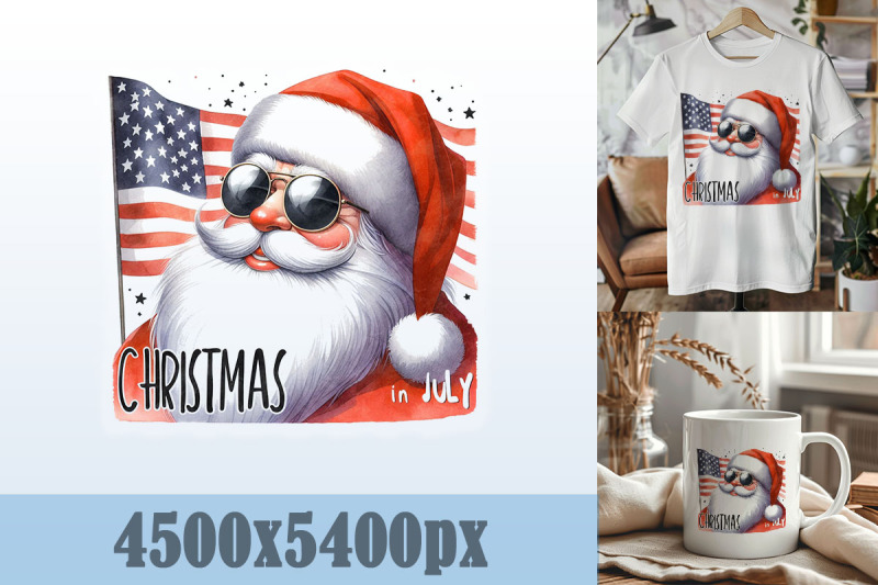 patriotic-santa-christmas-in-july