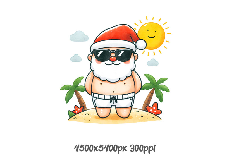 beach-santa-christmas-in-july