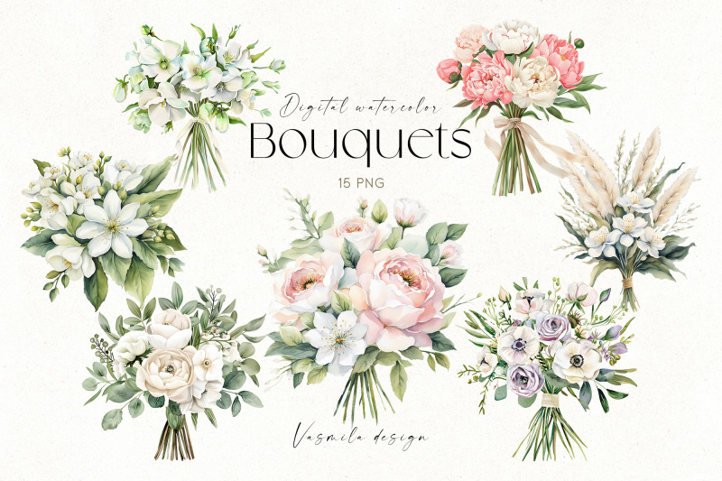 watercolor-wedding-bouquets