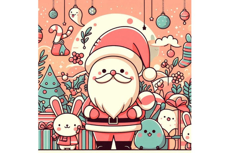 santa-claus-bunny-and-christmas-background