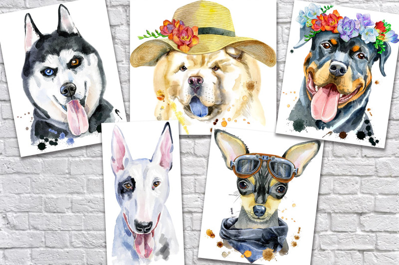 10-watercolor-dog-portraits-set-5