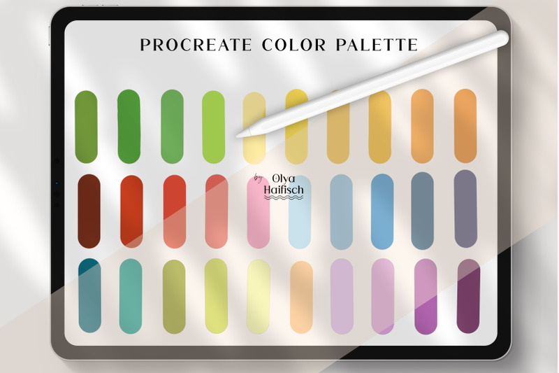 bright-vibrant-procreate-color-palette-colorful-swatches