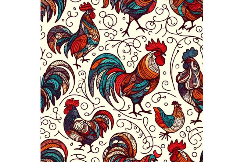 seamless-pattern-with-chicken-and-rooster