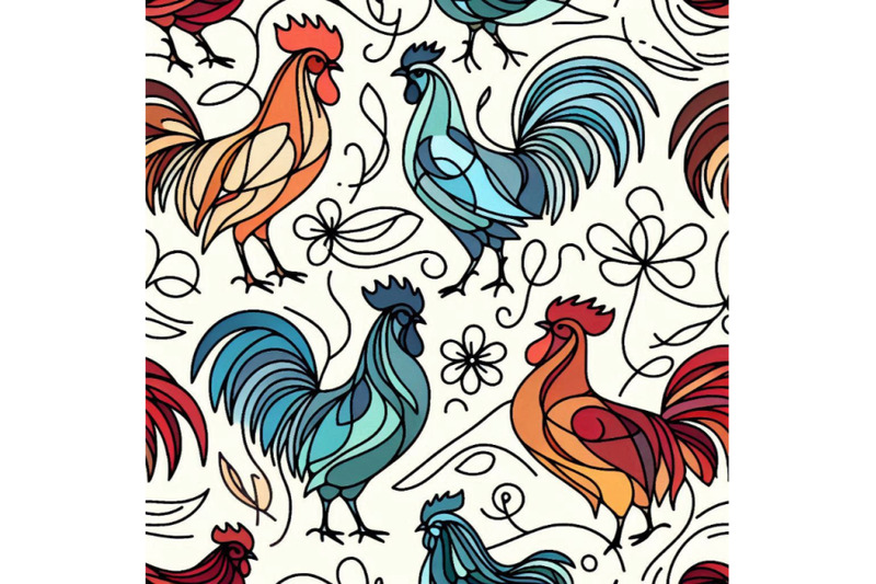 seamless-pattern-with-chicken-and-rooster