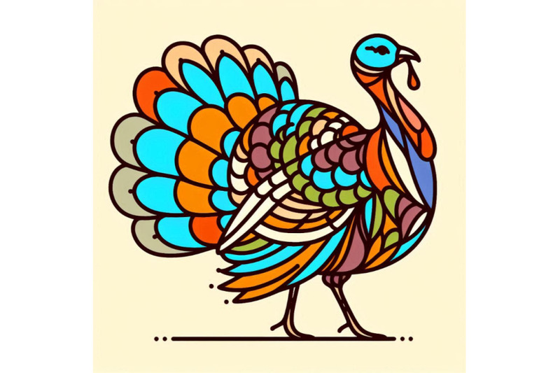 turkey-bird-cartoon-farm-bird