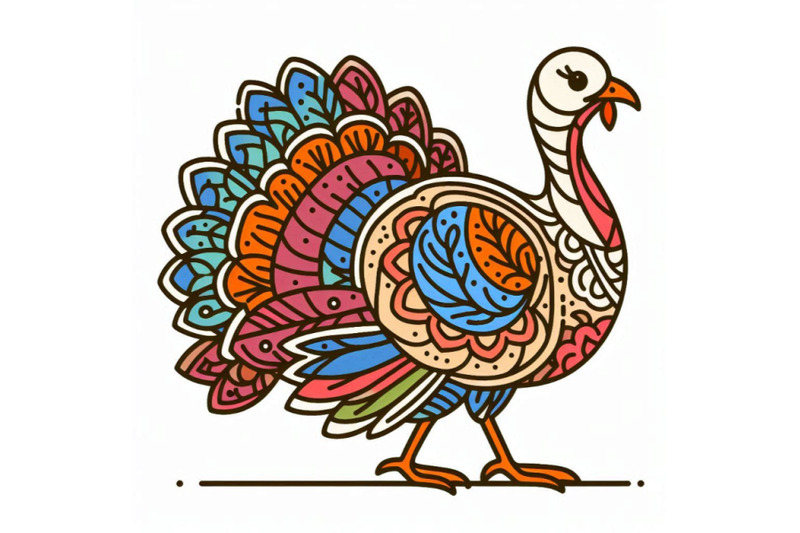 turkey-bird-cartoon-farm-bird