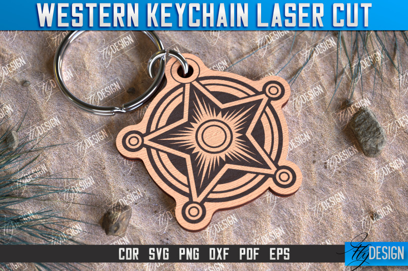 western-keychain-laser-cut-bundle-gift-idea-cowboy-amp-wild-west