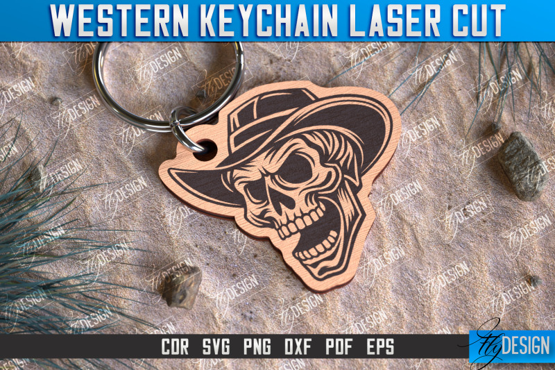 western-keychain-laser-cut-bundle-gift-idea-cowboy-amp-wild-west