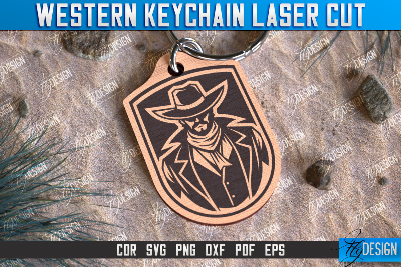 western-keychain-laser-cut-bundle-gift-idea-cowboy-amp-wild-west