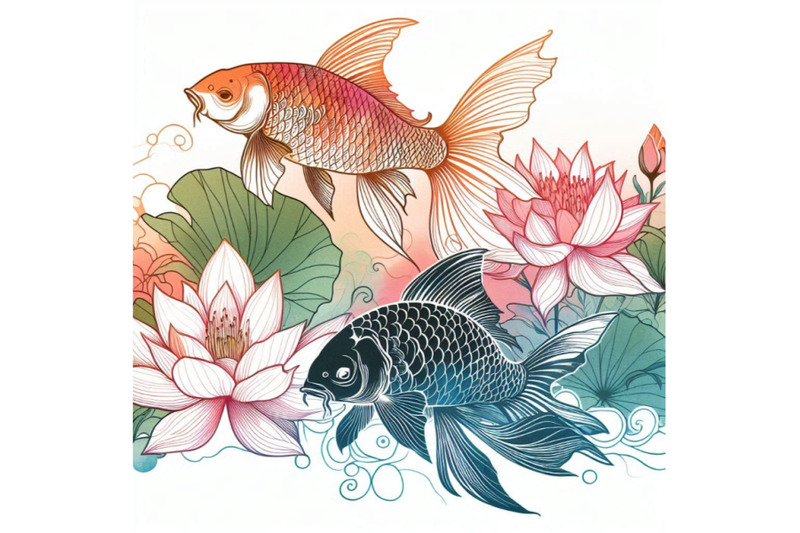 watercolor-koi-carp-and-lotus-flower-watercolor-fish-background-i