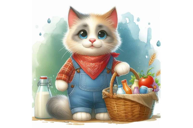 cat-cartoon-farm-animal