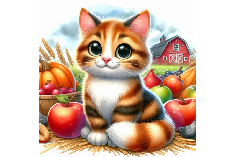 cat-cartoon-farm-animal