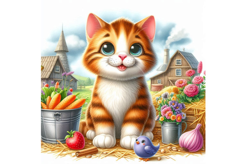 cat-cartoon-farm-animal