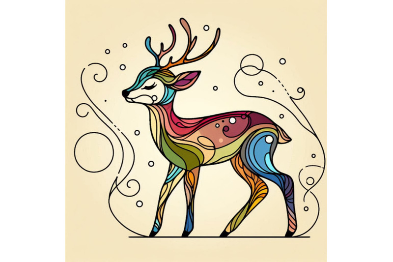 cartoon-fawn-forest-animal-illustration