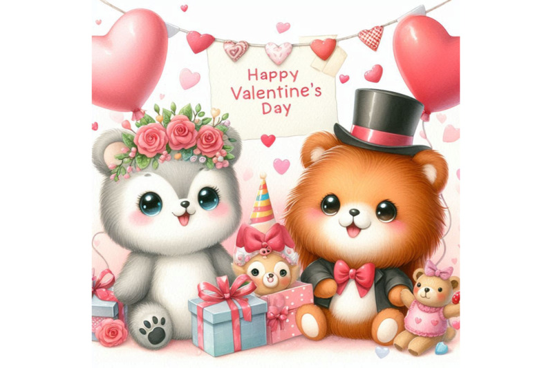 valentine-day-and-cute-animal