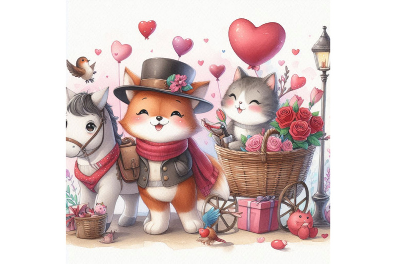 valentine-day-and-cute-animal