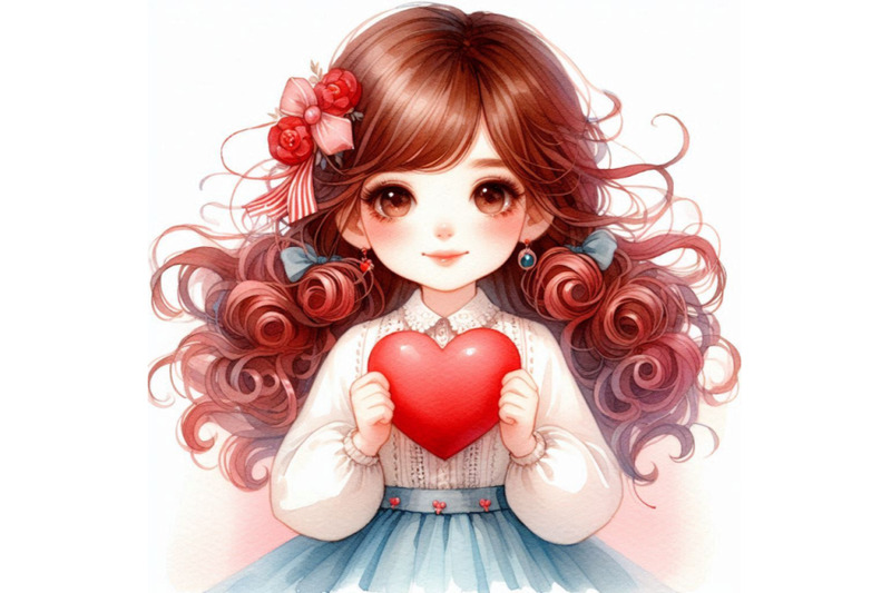 cute-girl-with-red-heart-valentine-day