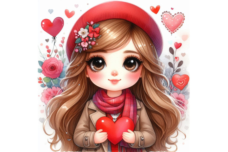 cute-girl-with-red-heart-valentine-day