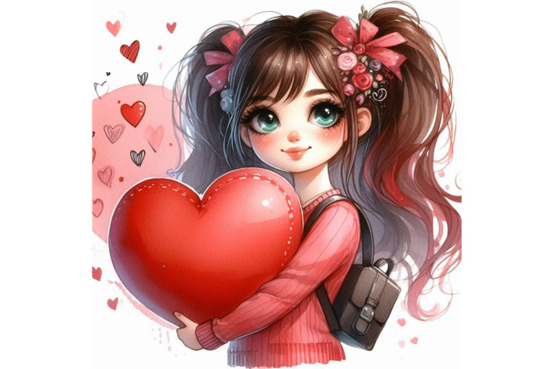 cute-girl-with-red-heart-valentine-day