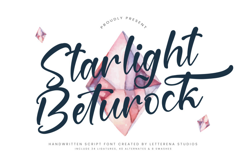 starlight-beturock-handwritten-script-font