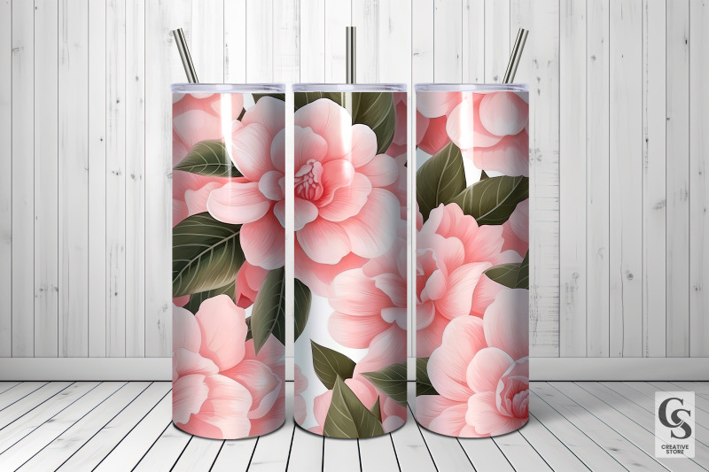 pink-camellia-flowers-digital-papers