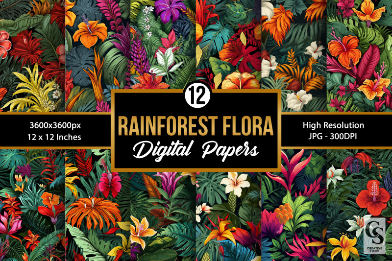 tropical-rainforest-flora-digital-papers