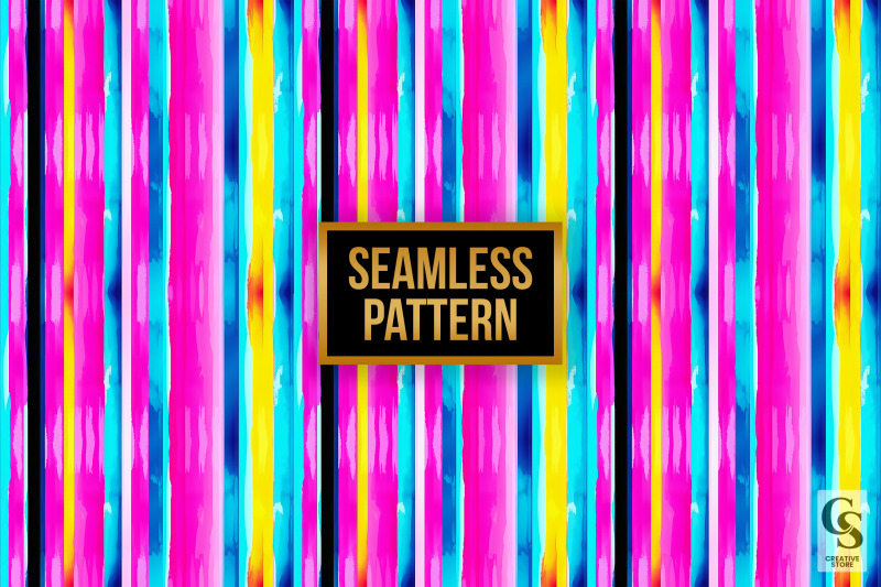 watercolor-neon-stripes-digital-papers