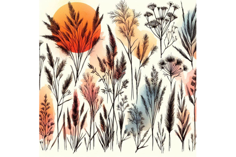 set-of-watercolor-grass-hand-drawn-withered-herb-patternwa-se