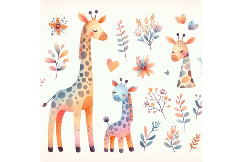 watercolor-giraffe-illustration-cute-giraffe