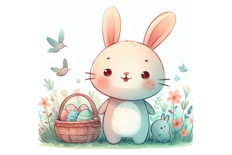 funny-rabbit-watercolor-illustration